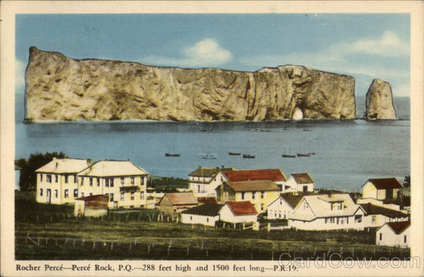 Rocher Perce - Perce Rock, P.Q Canada Misc. Canada