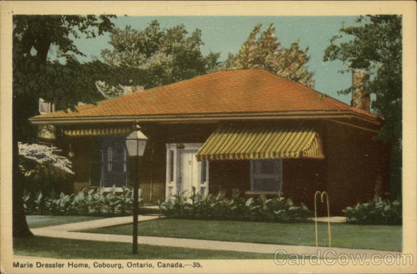 Marie Dressler Home Cobourg ON Canada Ontario