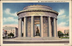 World War Memorial Postcard