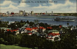 On the Beautiful St. John's River Postcard