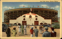 Bull Fight Arena Tijuana, Mexico Postcard Postcard