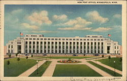 New Post Office Minneapolis, MN Postcard Postcard