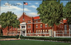 Entrance, State Prison Postcard