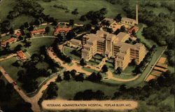 Veterans Administration Hospital Poplar Bluff, MO Postcard Postcard