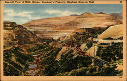 General View of Utah Copper Company's Property Postcard