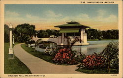 Band Stand on Lake Eola Postcard