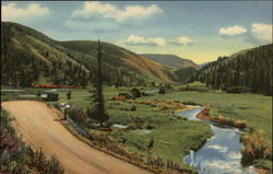 Red River Valley New Mexico Postcard Postcard