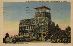 Mount Coolidge Observatory, State Park Black Hills, SD Postcard Postcard
