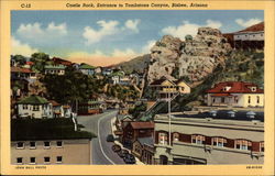 Castle Rock, Entrance to Tombstone Canyon Postcard