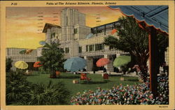 Patio of The Arizona Biltmore Phoenix, AZ Postcard Postcard