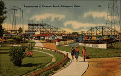 Amusements at Pleasure Beach Postcard