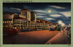 The Casino at Night Hampton Beach, NH Postcard Postcard