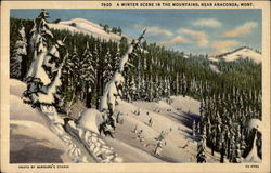 A Winter Scene in the Mountains A Winter Scene in the Mountains