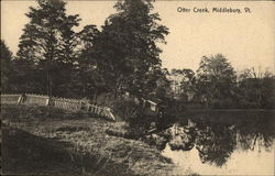 Otter Creek Middlebury, VT Postcard Postcard