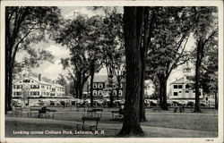 Looking Across Colburn Park Lebanon, NH Postcard Postcard