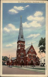St. Joseph Cathedral Manchester, NH Postcard Postcard