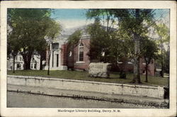 MacGregor Library Building Derry, NH Postcard Postcard