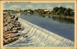 Snake River Idaho Falls, ID Postcard Postcard