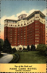 Top of the Park and Park Lane Hotel Postcard
