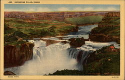 Shoshone Falls Twin Falls, ID Postcard Postcard