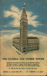 Daniels and Fisher Tower Postcard