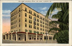 Key West Colonial Hotel Florida Postcard Postcard