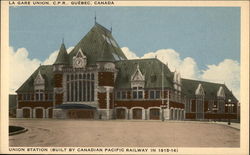Union Station, built by Canadian Pacific Railway, 1915-16 Postcard