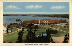 Minaki Lodge Ontario Canada Postcard Postcard