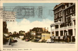 Main Street, Kenora, Ontario, Canada Postcard Postcard