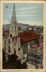 St. Mary's Cathedral and Parochial Residence Postcard