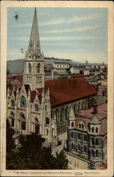 St. Mary's Cathedral and Parochial Residence Halifax, NS Canada Nova Scotia Postcard Postcard