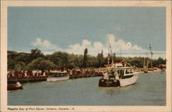 Regatta Day at Port Dover Ontario, Canada Misc. Canada Postcard Postcard