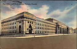 Post Office and Union Station Toronto, ON Canada Ontario Postcard Postcard
