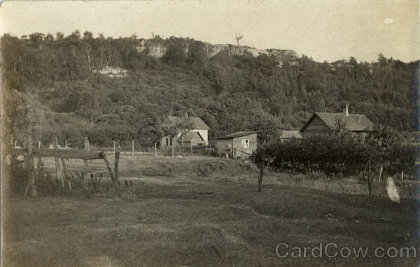 Country Village Scene Landscapes