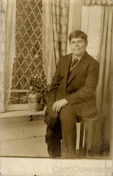 Young Man in Suit Men