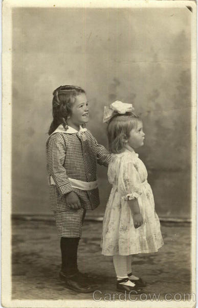 Two Little Girls Children