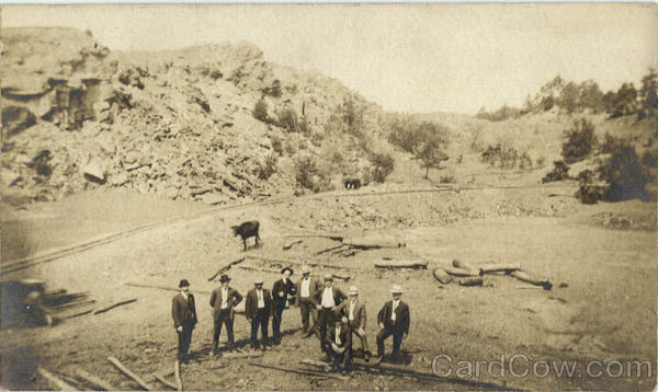 Group of Men, Miners Railroad