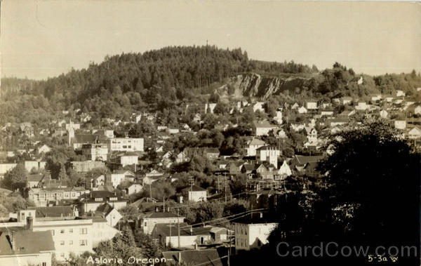 View of Astoria Oregon
