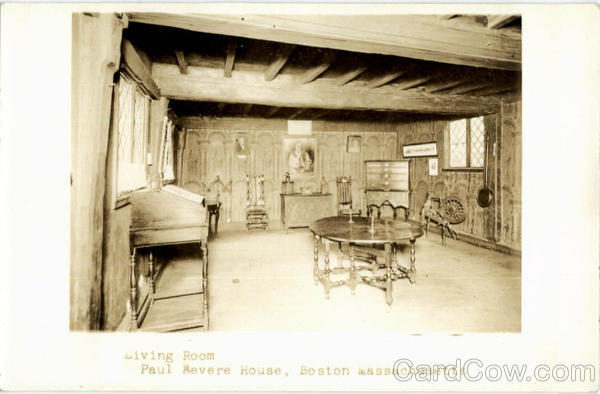 Living Room Paul Revere House Boston Massachusetts