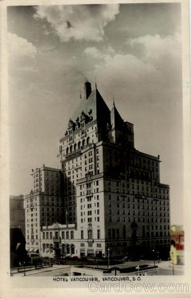 Hotel Vancouver BC Canada British Columbia