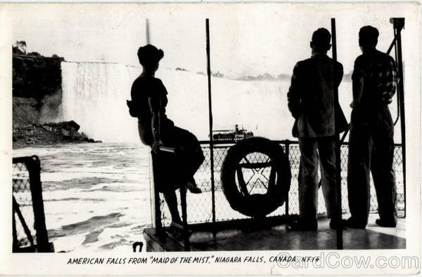 American Falls from Maid of the Mist Niagara Falls ON Canada
