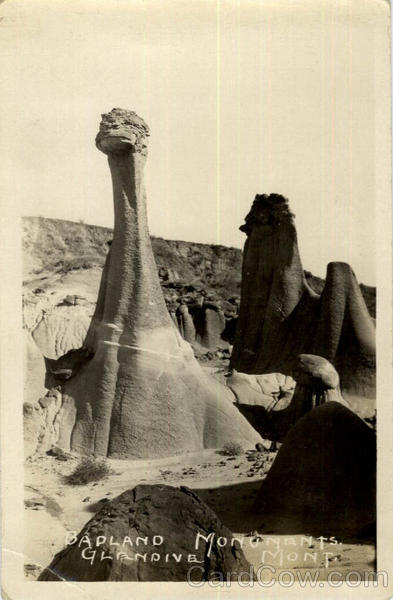 Badland Monuments Glendive Montana