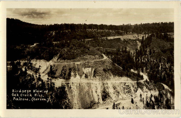 Birdseye View of Oak Creek Hill Arizona