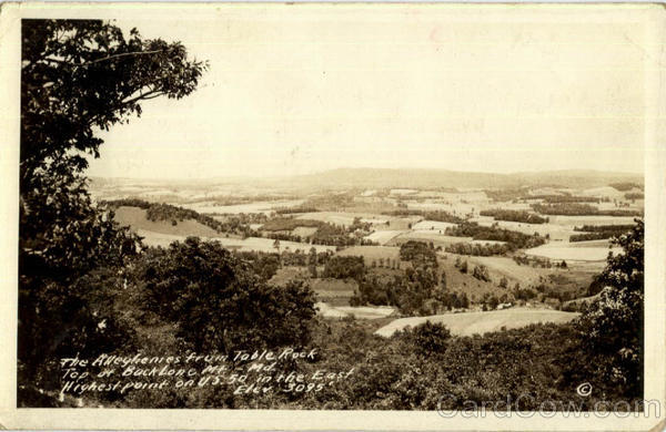 The Alleghenies From Table Rock Landscapes