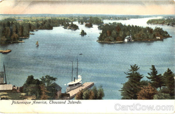 Picturesque America Thousand Islands New York