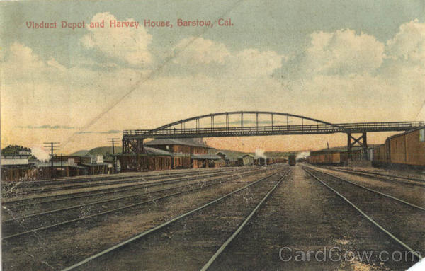 Viaduct Depot and Harvey House Barstow California