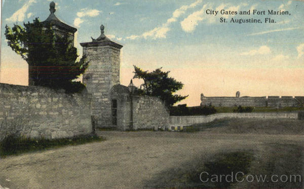 City Gates and Fort Marion St. Augustine Florida