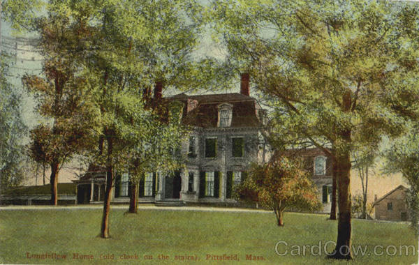 Longfellow Home ( Old Clock on the stairs) Pittsfield Massachusetts