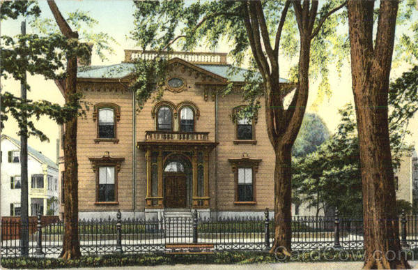 Now and Then Club House, Washington Square Salem Massachusetts