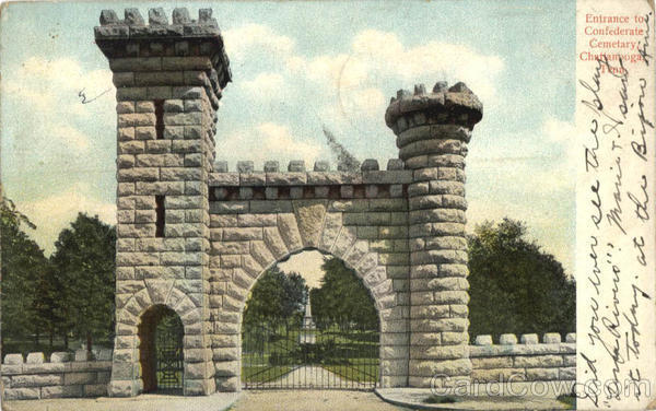 Entrance to Confederate Cemetary Chattanooga Tennessee